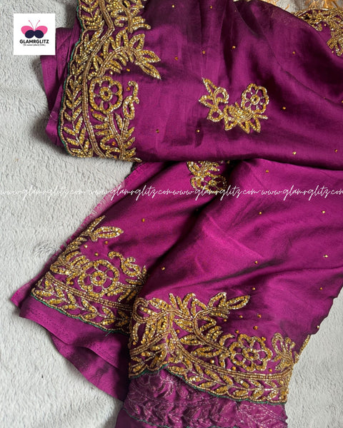 Heavy designer saree