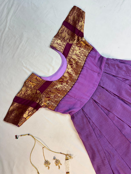 Narayanpet Silk Gown with Dupatta