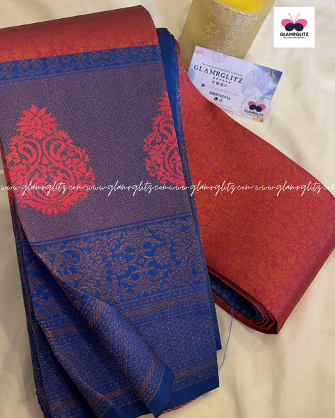 Semi kanji Bridal silk saree