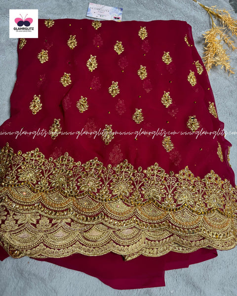 Heavy Georgette Saree