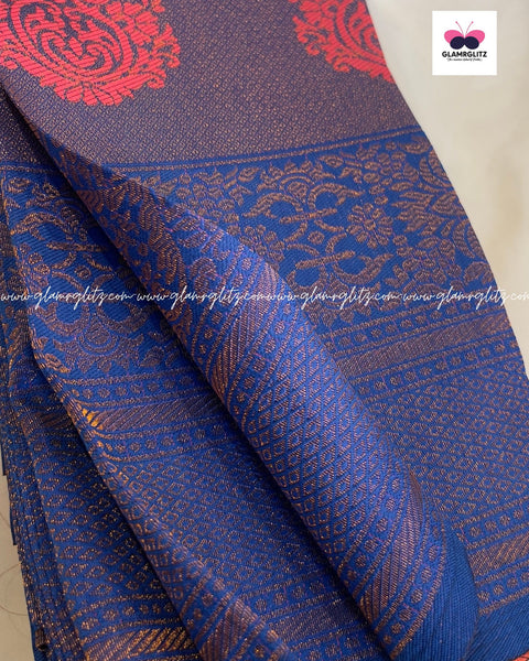 Semi kanji Bridal silk saree