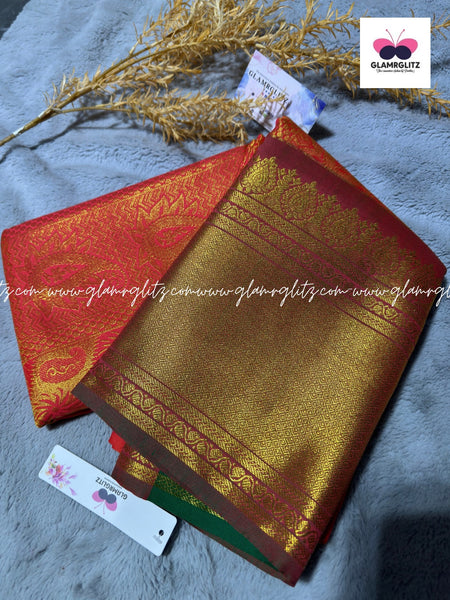 Poonthamil jaquard saree