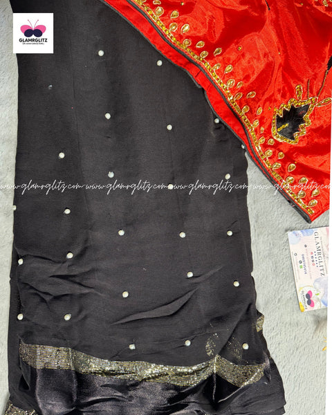 Chiffon saree  with blouse