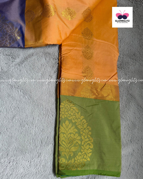 Kanjipuram semi pattu saree