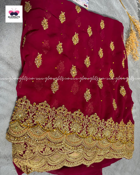 Heavy Georgette Saree