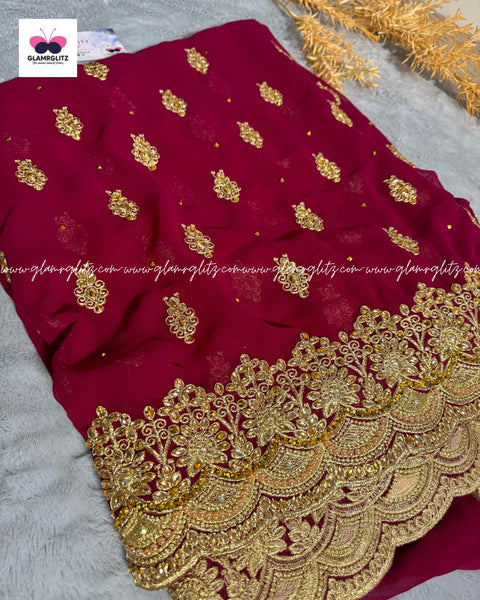 Heavy Georgette Saree