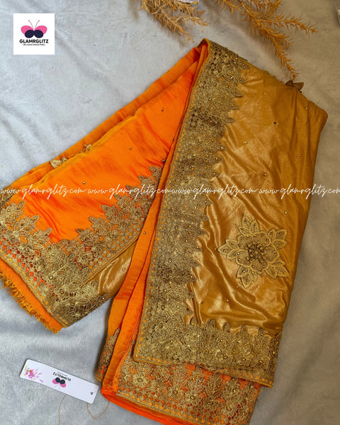 Shining shimmer saree