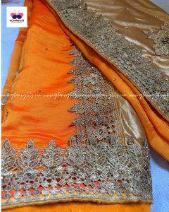 Shining shimmer saree