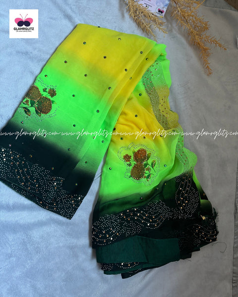 Semi georgette saree