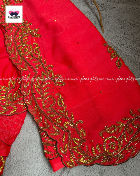 Heavy designer saree