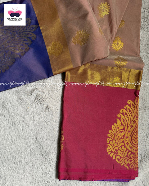 Kanjipuram semi pattu saree