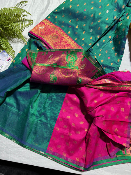 Pure Soft Paithani Silk Saree