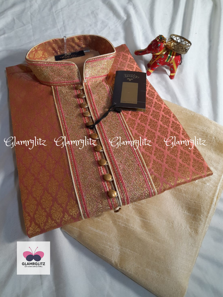 Jacquard Mens Kurta
