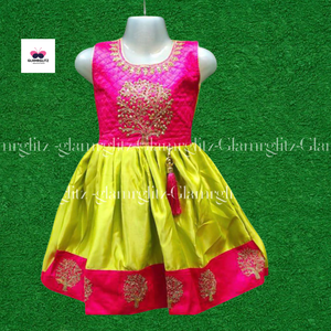 Kids Silk Cotton Frock