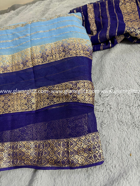 Pure viscose Georgette Saree