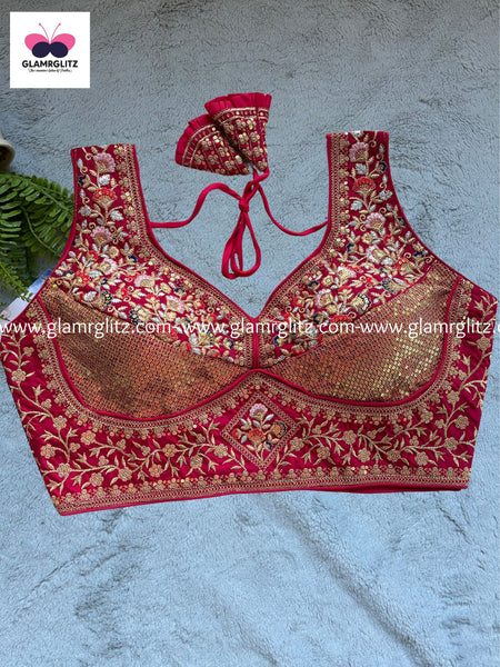 Heavy Bridal Wedding Blouse