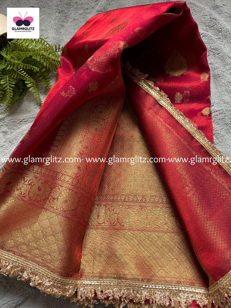 Banarasi Handloom Soft Tissue Silk Saree