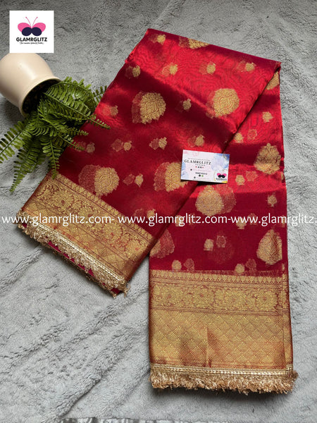 Banarasi Handloom Soft Tissue Silk Saree