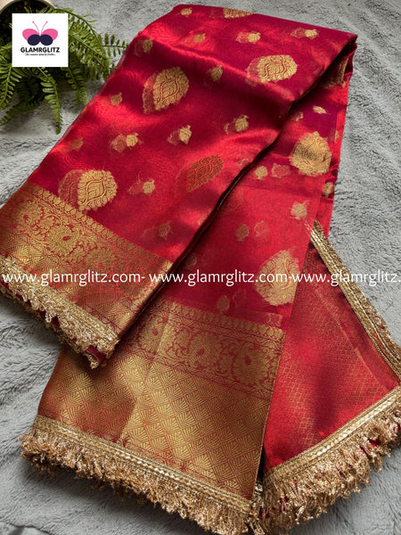 Banarasi Handloom Soft Tissue Silk Saree