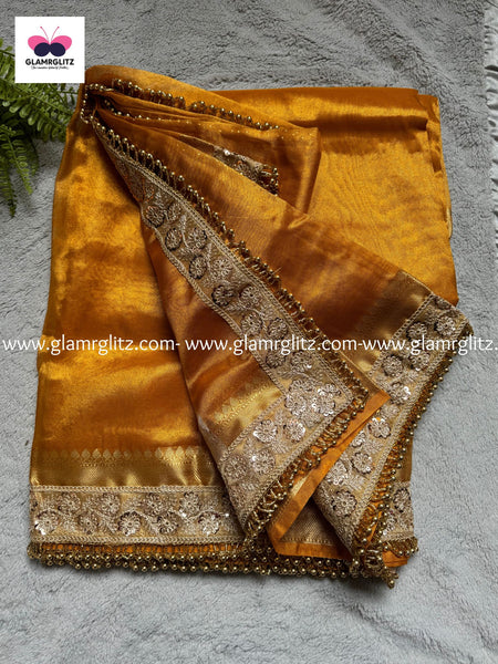 Banarasi Handloom Soft Tissue Silk Saree