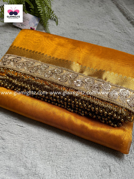 Banarasi Handloom Soft Tissue Silk Saree