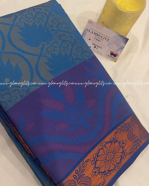 Poonthamil  banarsi Art silk saree