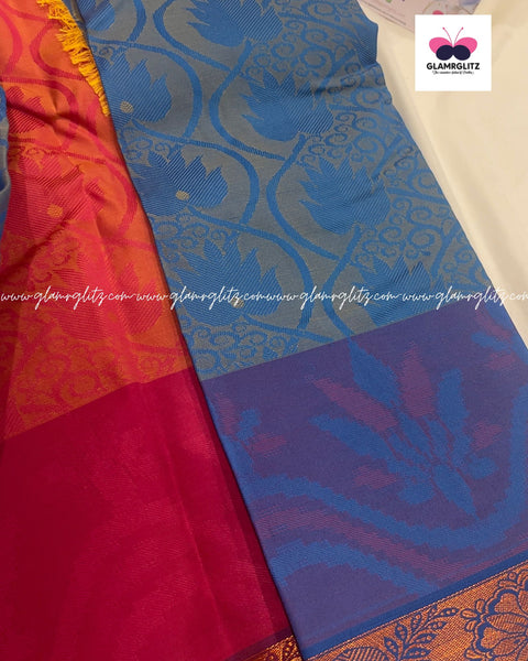 Poonthamil  banarsi Art silk saree