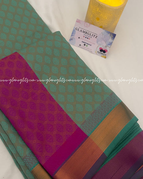 Poonthamil  banarsi Art silk saree