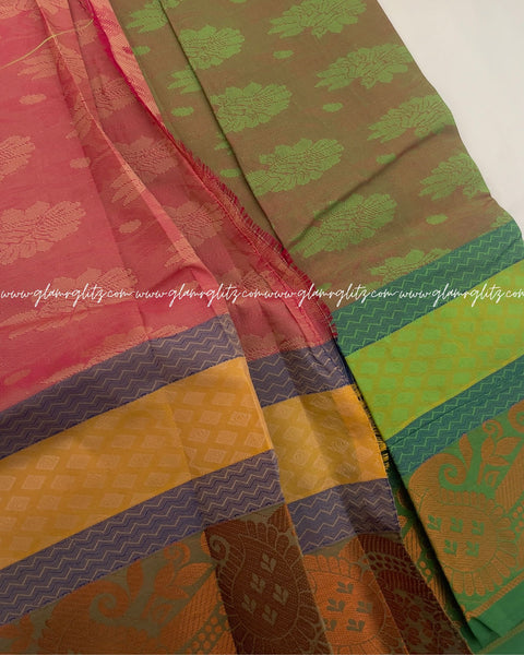 Poonthamil  banarsi Art silk saree