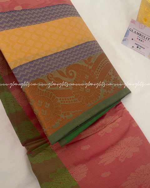 Poonthamil  banarsi Art silk saree