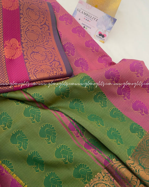 Poonthamil  banarsi Art silk saree