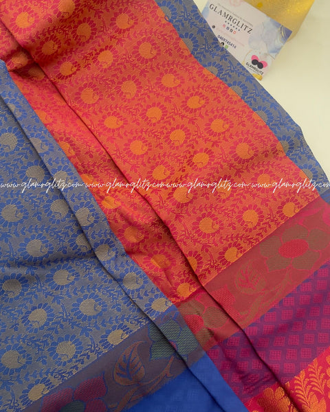 Poonthamil  banarsi Art silk saree