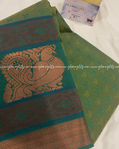 Poonthamil  banarsi Art silk saree