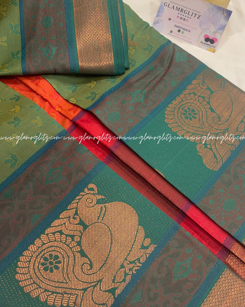 Poonthamil  banarsi Art silk saree