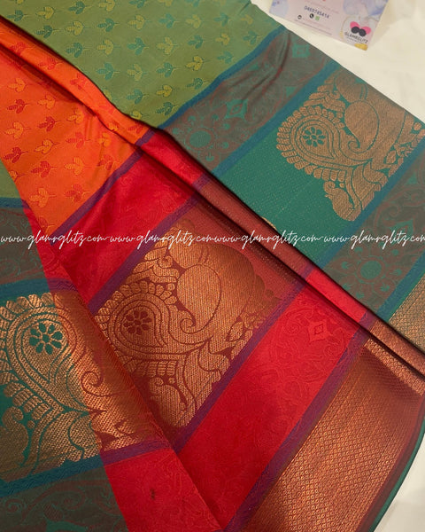 Poonthamil  banarsi Art silk saree