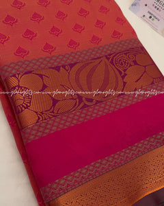 Poonthamil  banarsi Art silk saree