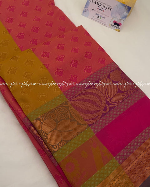 Poonthamil  banarsi Art silk saree