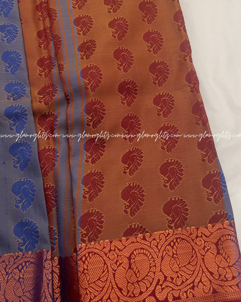 Poonthamil  banarsi Art silk saree