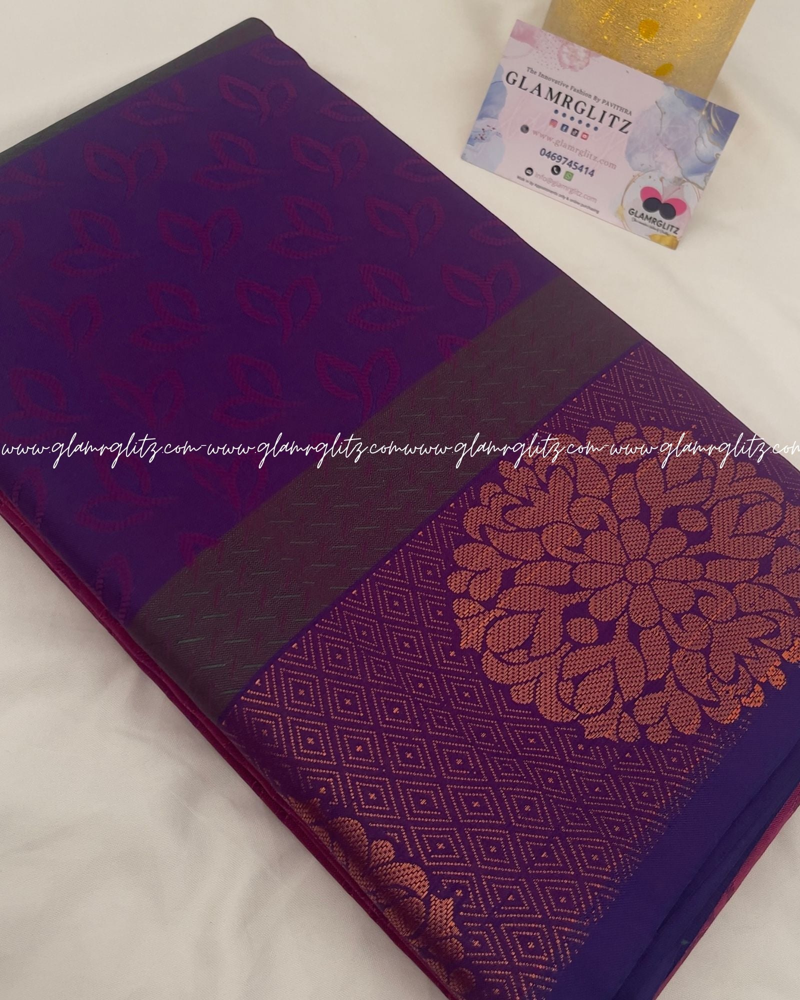 Poonthamil  banarsi Art silk saree