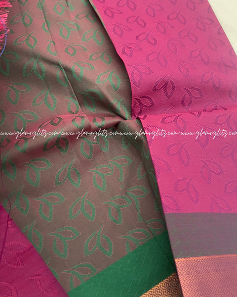 Poonthamil  banarsi Art silk saree