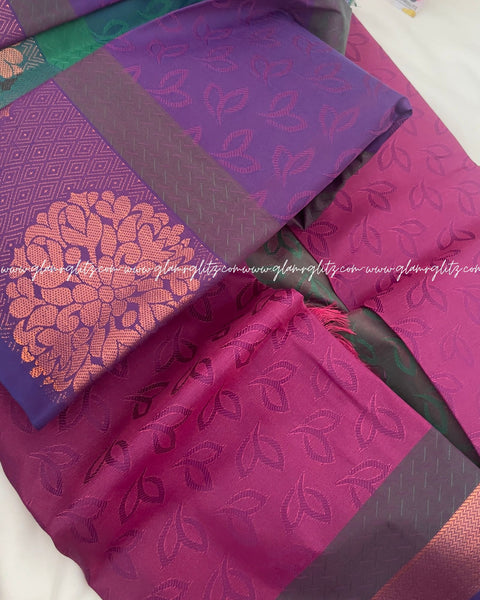 Poonthamil  banarsi Art silk saree