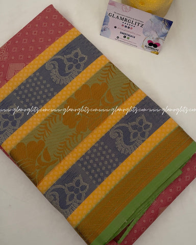 Poonthamil  banarsi Art silk saree