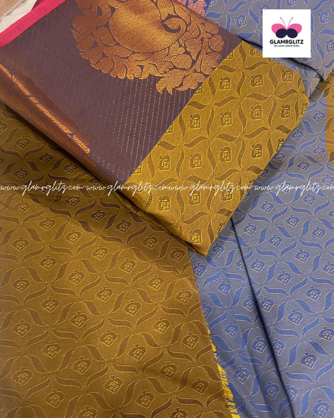 Poonthamil  banarsi Art silk saree