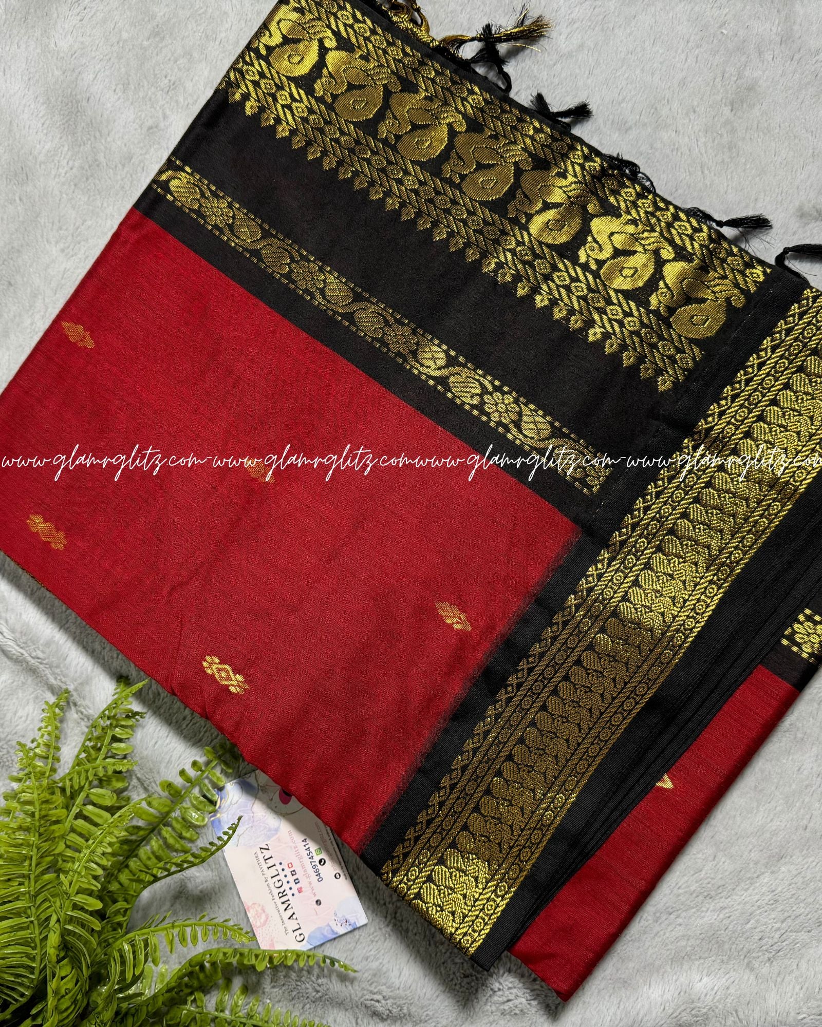 Purely Traditional Kalyani Cotton (silk mix )