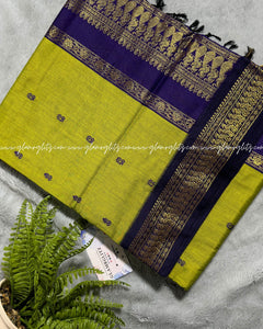 Purely Traditional Kalyani Cotton (silk mix )