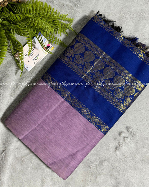 Purely Traditional Kalyani Cotton (silk mix )