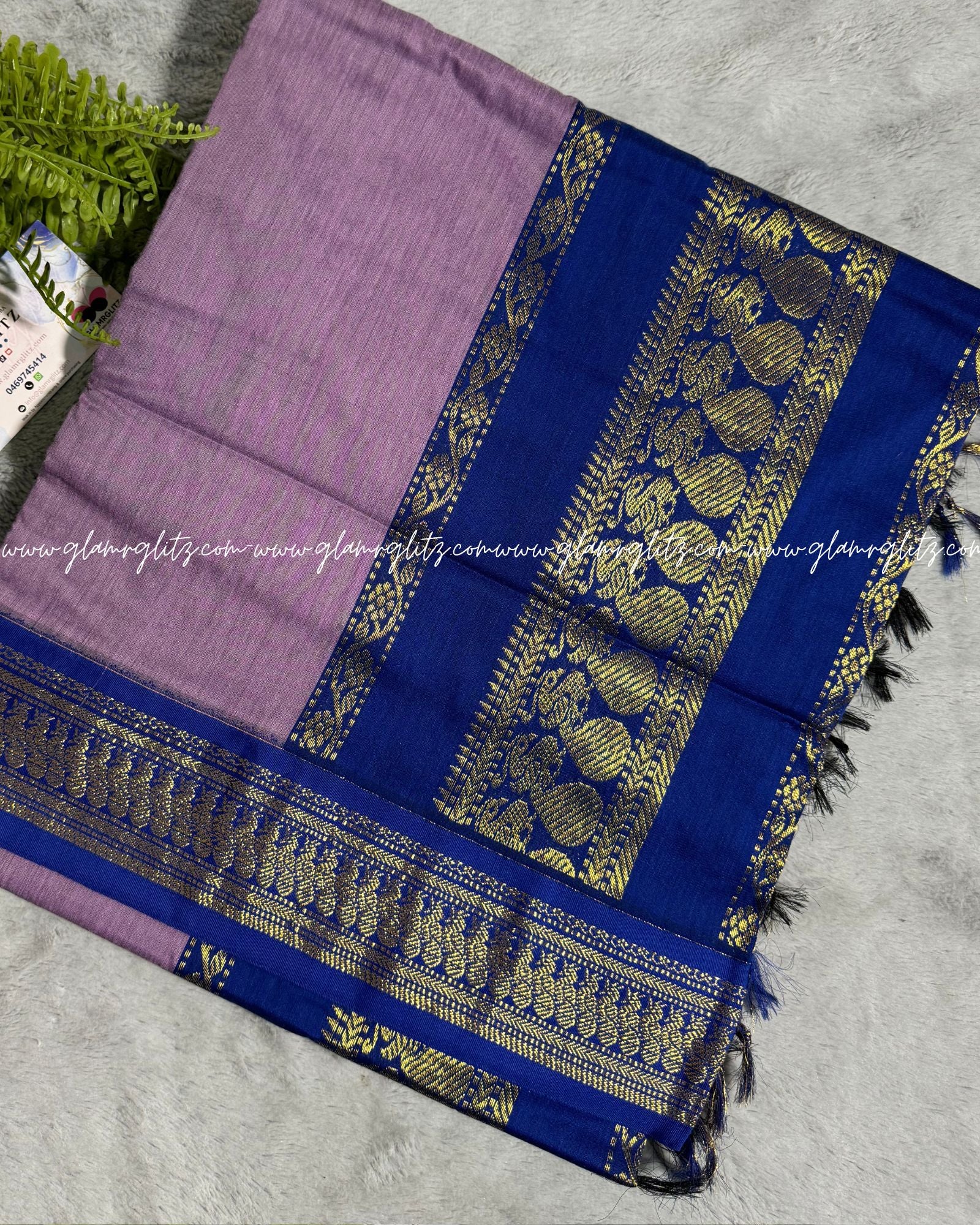 Purely Traditional Kalyani Cotton (silk mix )