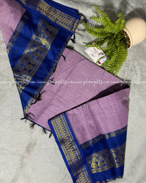 Purely Traditional Kalyani Cotton (silk mix )