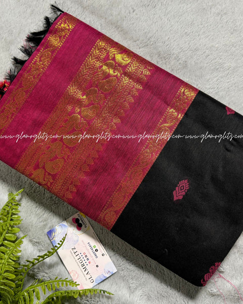 Purely Traditional Kalyani Cotton (silk mix )