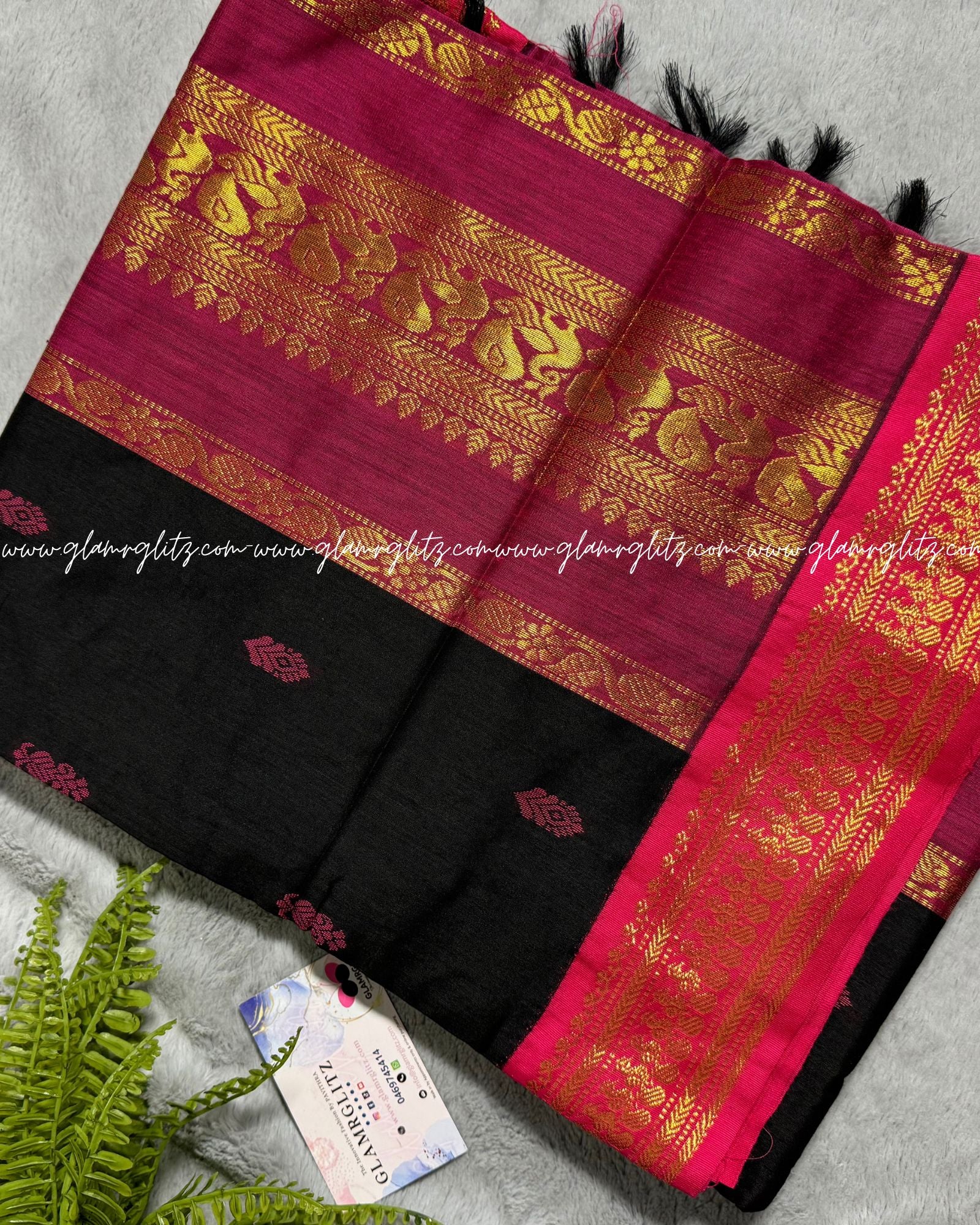 Purely Traditional Kalyani Cotton (silk mix )